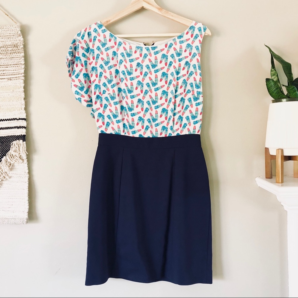 Lilly Pulitzer Kissy Kiss Lipstick Delia Dress